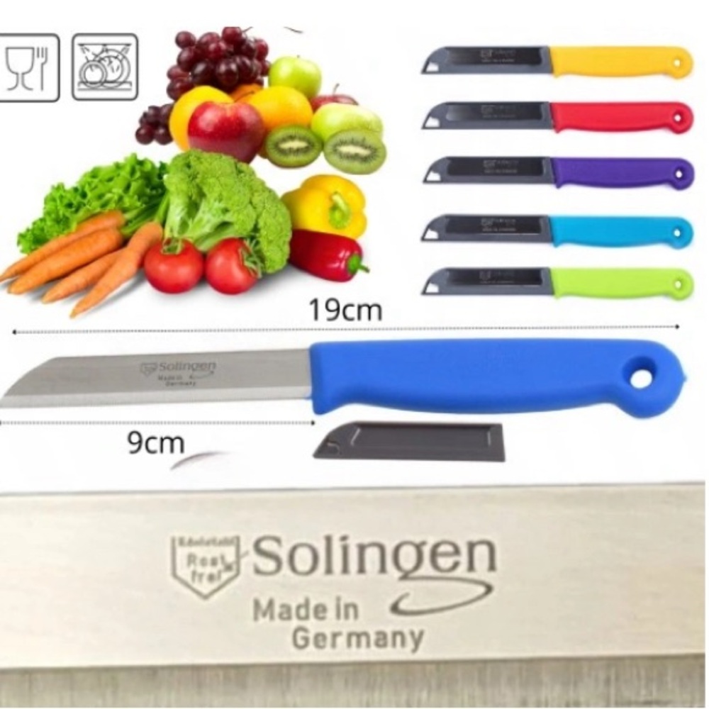 Solingen knife for peeling fruit and vegetables made in Germany